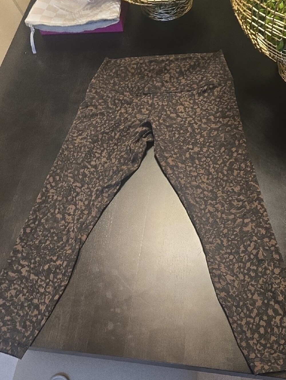 25" lululemon Align Brown and Black Patterned Leggings - Picture 2 of 5